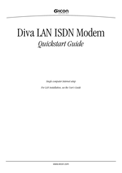 Eicon Technology DIVA LAN ISDN Quick Start Manual