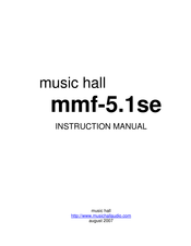 Music Hall mmf-5.1se Instruction Manual