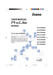 Iiyama ProLite E485S User Manual