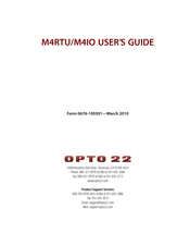 Opto 22 Modular M4RTU User Manual