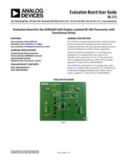 Analog Devices EVAL-ADM2485EB3Z User Manual