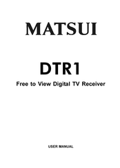 Matsui DTR1 User Manual