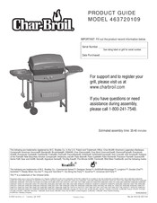 Char-Broil 463720109 Product Manual
