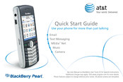 Blackberry AT&T Pearl Quick Start Manual