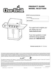 Char-Broil 463271009 Product Manual