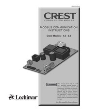 Crest Audio Lochinvar 1.5 Instructions Manual
