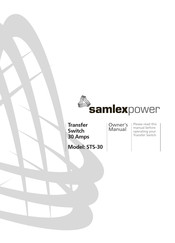 Samlexpower STS-30 Owner's Manual