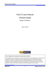 Flexwatch FW1177-DE User Manual