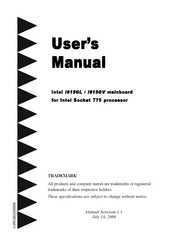 Intel i915GL User Manual