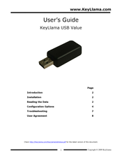 KeyLlama USB Value User Manual