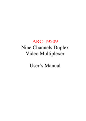 ArcVision Technology ARC-19509 User Manual
