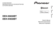 Pioneer MVH-X365BT Owner's Manual