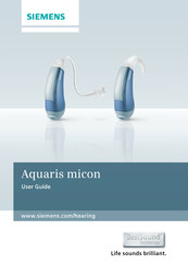 Siemens Aquaris micon User Manual
