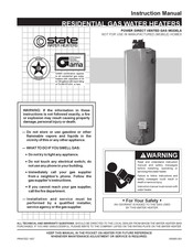 State water Heaters Power Direct Vented Gas models Instruction Manual