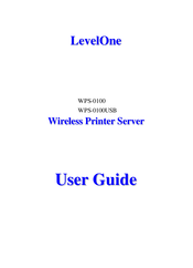 LevelOne WPS-0100USB User Manual