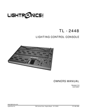 Lightronics TL - 2448 Owner's Manual