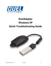 Duel Systems DuelAdapter Quick Troubleshooting Manual
