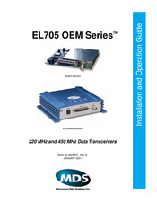 MDS MDS OEM Series 200 Installation And Operation Manual