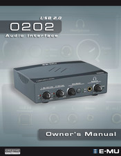 Creative 202 Owner's Manual
