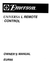 Emerson EUR95 Owner's Manual