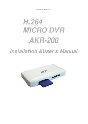 Seorim Technology AKR-200 Installation & User Manual