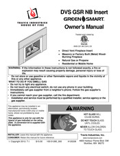 Travis Industries DVS GSR NB Insert Owner's Manual