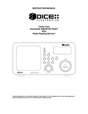 DICE Digital AM/FM Reciever Instruction Manual