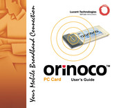 Lucent Technologies orinoco User Manual