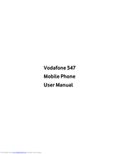 Zte Vodafone 547 User Manual