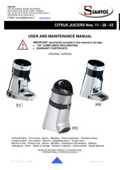 Santos 38 User And Maintenance Manual