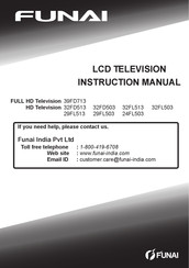 Funai 39FD713 Instruction Manual