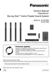 Panasonic Sc Btt885 Manuals Manualslib