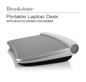 Brookstone Portable Laptop Desk Owner's Manual