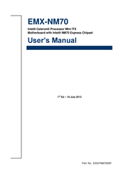 Avalue Technology EMX-NM70 User Manual