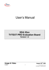 Infineon Technologies SDA 55xx TVTEXT PRO User Manual