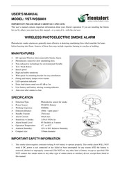Orientalert VST-WS588IH User Manual