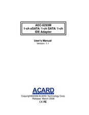 Acard AEC-6293M User Manual