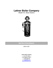 Lattner Boiler Company H.E. Instruction Manual