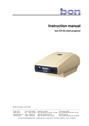 bon CP-33 Instruction Manual