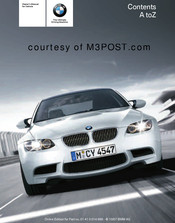 BMW 2007 M3 Owner's Manual