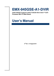 Avalue Technology EMX-945GSE-A1-DVIR User Manual