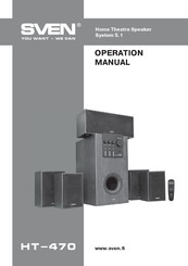 SVEN HT-470 Operation Manual