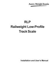 Avery Weigh-Tronix RLP Installation And User Manual