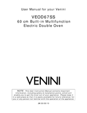 Venini VEOD67SS User Manual