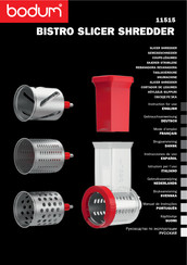 Bodum BISTRO 11515 Instructions For Use Manual