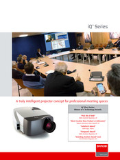Barco iQ series Brochure & Specs