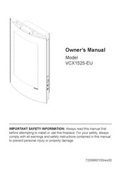 Dimplex VCX1525-EU Owner's Manual