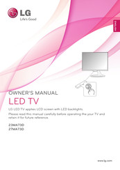 LG 27MA73D Owner's Manual