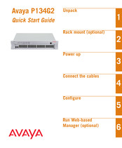 Avaya P134G2 Quick Start Manual