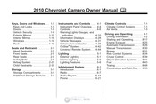 Chevrolet 2010 Camaro Owner's Manual
